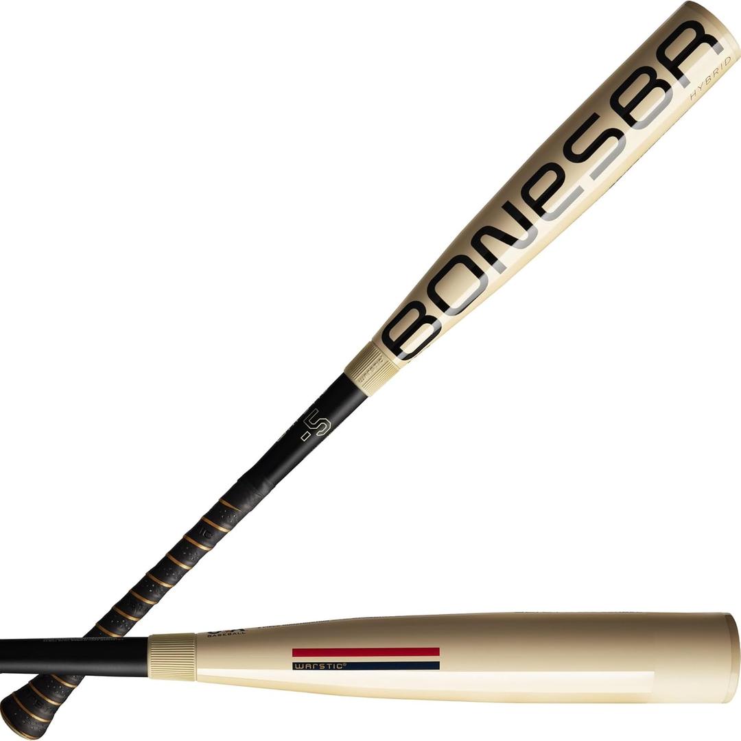 Warstic Bonesaber Hybrid USA Baseball Bat 2026  Certified Youth USA Bat | Hybrid Alloy + Composite Construction | Balanced Swing for Contact & Power Hitters
