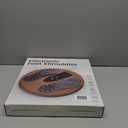 EMS Foot Massager with Infrared Therapy for Neuropathy & Pain Relief  Rechargeable Electric Muscle & Nerve Stimulator for Feet & Calves, Blood Circulation Booster, Plantar Fasciitis Relief (Brown)