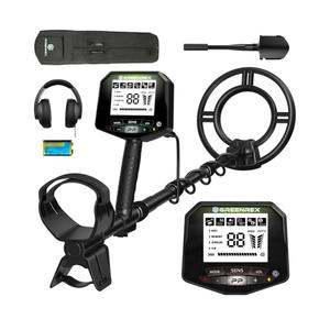 Metal Detector for Adults Professional, Waterproof Pinpoint, High Accuracy Gold and Silver Detection, Underwater and Beach Use, 10'' IP68 Coil, Bigger LCD, New Advanced DSP Chip, Black
