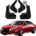 Car Mud Splash Guards Mud Flaps Fender Kit for Nissan Altima 2019 2020 2021 2022 2023 2024 Mudguard Automotive Accessories Front and Rear 4-PC Set