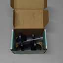 Door Lever Lock (2 Pack) Prevents Toddlers from Opening Doors. 3.25" L * 1.5" W * 4.5" H Easy One Hand Operation for Adults. Durable ABS with 3M Adhesive Backing. Simple Install, Black