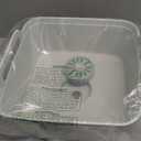 Joseph Joseph Wash & Drain Kitchen Dish Tub Wash Basin with Handles and Draining Plug, 9 liters/2.3 Gallons