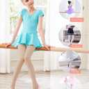 Daydance Toddler Girls Women Soft Ballet Convertible Tights for Dance, Gymnastics, Under Dress, 60D, 2-15 Years, Women Size (Tan-3 Packs-upgrade)