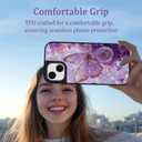 Fiyart Designed for iPhone 15 Plus Case,Cute 3D Glossy Butterflies for Women Girls Hard Shell Durable Shockproof Luxury Aesthetic TPU Phone Bumper 6.7"-Purple