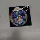 Snowman Christmas Ornaments - Stained Glass Decor for The Christmas Tree, Unique 2025 Snowman Ornament, Perfect Xmas Decorations for Festive Season, Crystal Snowmen Highlight for Ornament Collectors