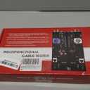 MFL. Detachable Advanced Cable Tester Line Audio Spilt Apart Cable Checker and Finder 10-Way Switch Wire Tracker with LED Indicators, Separate Working Mode, Rectangular