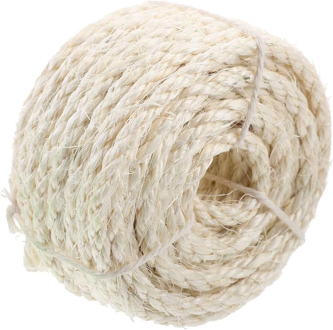 Kisangel DIY Cat Scratcher Post Sisal Rope Multi-Function Scratch Rope Home Cat Tree Accessory