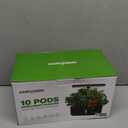 Ahopegarden Indoor Garden Hydroponics Growing System: 10 Pods Plant Germination Kit Herb Vegetable Growth Lamp Countertop with LED Grow Light - Hydrophonic Planter Grower Harvest Lettuce