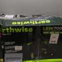 Earthwise LSW70021 21-Inch Width Leaf & Grass Push Lawn Sweeper, Black
