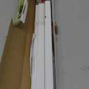 White Cordless Room Darkening Vinyl Mini Blinds with 1 in. Slats-27 in. W x 48 in. L (Actual Size 26.5 in. W x 48 in. L)