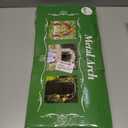 Adorox 7.8ft Garden Arch Trellis for Climbing Plants, Metal Arch Frame, Pumpkin Archway Outdoor Garden Arbors and Arches for Halloween Christmas Birthday Party Baby Shower Decoration(Black)