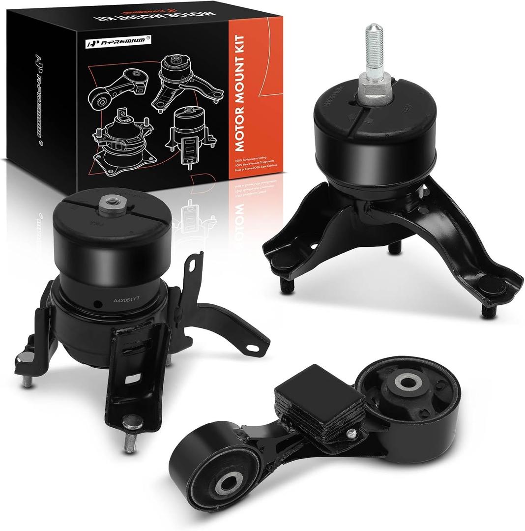A-Premium Engine Motor Mount and Torque Strut Mount Kit, Set of 3