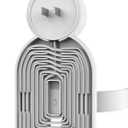 Premium Screwless Google Nest WiFi Router Mount for Nest WiFi Mesh & Point (2nd Gen) AC2200 with In-Built Cable Management (2 PACK WHITE)