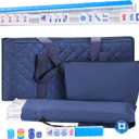 American Mahjong Set: 166 Blue Tiles, 4 Racks, Mahjong Bag and Accessories, Mahjong Tile Set for Beginners