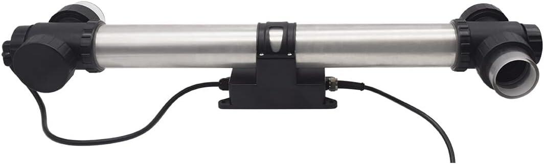 EasyPro PCU75W PRO-Clear UV Ultra Stainless Steel UV Clarifier / 75 Watt/Max. Flow Rate: 4800 GPH/Max. Pond: 10,000 Gallons