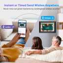 Uhale Digital Picture Frame 32GB Storage 10.1 Inch WiFi Electronic Photo Frames SD Card Slot IPS Touch Screen HD Display Auto Rotate Slideshow Share Videos Photos Instantly Send Wishes Remotely