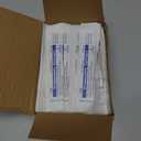 50 Pcs 1ml Syringes with Caps Oral Dispenser Individually Sterile Warpped for Medicine Dropper, Colostrum Collect Feeding Pets, Liquid