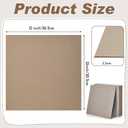 20 Pcs Book Board, Binders Board Chipboard Designer Bookboard Kraft Heavy Duty Chipboard Sheets Bookbinding Supplies for Book Binding Cover (12 x 12 Inch 80PT)