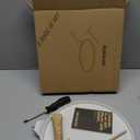 SENSARTE Nonstick Crepe Pan with Spreader, 12Inch Natural Ceramic Coating Dosa Pan Pancake Flat Skillet Tawa Griddle with StayCool Handle, Induction Compatible (White)