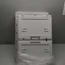 23Qt Plastic Storage Bins with Lids 3 Tier, Stackable for Storage, Boxes Lids, Containers, Multifunctional Folding Bedroom, Living Room, Study, Toy White