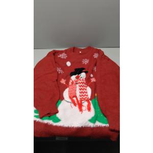 Christmas Sweaters for Women Funny Santa Christmas Tree Graphic Pullover Ugly Xmas Snowman Sweaters, Size S
