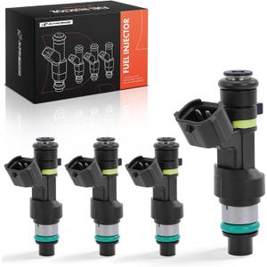 A-Premium Fuel Injectors Compatible with Nissan Sentra 2007-2012, Versa 2007-2012, NV200 2013-2017, Cube 2009-2014, 1.8L 2.0L 4-PC Set