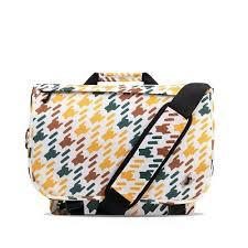 J World New York Atom Laptop Backpack – Ergonomic Backpack for School with Air Mesh Padded Shoulder Straps – 600D Polyester Work Backpack for Men and Women – Stylish Design, Vivid Tweed