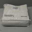 92 Inch Linen Sheer Curtains, Light Filtering Cotton Blend Boho Back Tab Pleated Curtains for Bedroom Living Room, 2 Panel Set, Cream