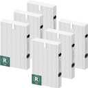 Air Purifier HEPA Filter R Replacement for Honeywell Air Purifier HPA100/200/300 and 5000 Series, Funmit 6 Pack True HEPA Filter Compatible with Honeywell R Filter (HRF-R3 & HRF-R2 & HRF-R1)