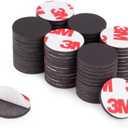 Towjug Round Magnets with Adhesive Backing, 30 Pieces 3M Strong Adhesive Magnet Dots (Diameter 0.8’’ x 0.08”) Anisotropic Circle Magnets for DIY, Art Projects, whiteboards & Fridge