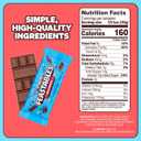 Feastables MrBeast Milk Chocolate Crunch Chocolate Bar, King Size Candy Bar for Adults & Kids, Candy Bars for Snacks, Gifts, & Dessert, Sweet & Creamy Quality Fairtrade Cocoa, 2.1 Oz Each, 10 Count