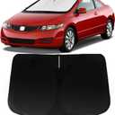 Windshield Sun Shade for Honda Civic 2006-2011, Car Front Window Sunshade with 240T Sun Visor Protector Blocks UV Rays Heat Sun Shield Accessories