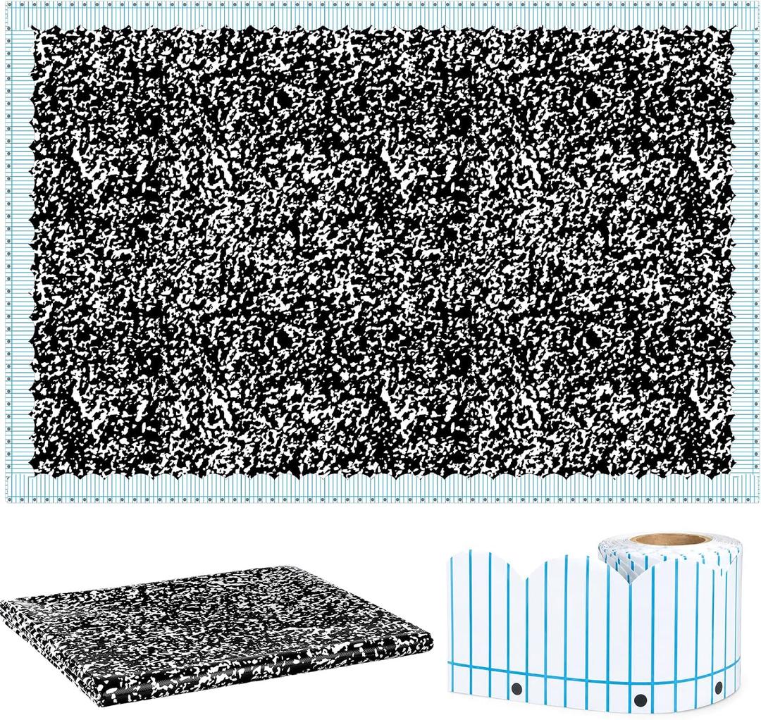 Gilprop 47"x108" Classroom Fabric Bulletin Board Background Set,Academic, 47.24 x 108.27 inches