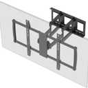 Monoprice Stable Series Full-Motion Articulating TV Wall Mount Bracket for TVs 60in to 100in Max Weight 176 lbs Extends from 2.8in to 24.6in VESA Up to 600x900 Concrete & Brick UL Certified Black