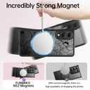 SEXYMOM Magnetic for Samsung Galaxy S25 Edge Case - Wireless Charging Compatible,Cute Floral Design for Women and Girls,Slim Fit Translucent Matte Phone Case - Blooming Flower