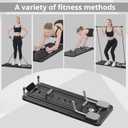 JANUA Pilates Board - Pilates Reformer Set, Multi-Purpose Foldable Pilates Reformer Board for Home, 5 in 1 Pilates Sliding Board