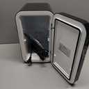 BEICHEN Mini Fridge,6 Liter / 8 Can Small Fridge for Bedroom, Car, Office & Dorm, 110V AC/DC Portable Thermoelectric Cooler & Warmer for Skincare, Food, Drinks,Black