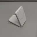 iVANKY 3 in 1 Foldable Magnetic Wireless Charging Station, 15W Fast Charger Stand for MagSafe, Travel Charger for iPhone 17 16 15 Pro Max, Apple Watch, AirPods, Compact & Portable, White(No Adapter)