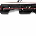 QD Locks Side mounting Rails ak Scope Mounts Basesfor Scopes and Red Green Dot Scopes (Black-1)