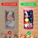 Clear Beach Bag Organizer Compatible with Bogg Bag X Large Size, PVC Insert Divider Liner for XL Bogg Bag Accessories (Clear-Black)