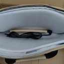 DOMISO 17-17.3 Inch Laptop Bag Large Capacity Laptop Shoulder Bag for Dell XPS/HP Pavilion 17/Lenovo Chromebook 317, Beige