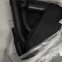 Elevated Dog Bed Raised Outdoor Dog Cot for Large Dogs, Installation Requires No Tools, Frame with Washable Cooling Breathable Mesh Anti-Slip Feet, Indoor Pet Bed, Black, 43.3 Inches