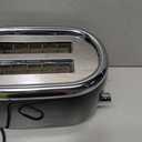 Mueller Retro Toaster 2 Slice with 7 Browning Levels and 3 Functions: Reheat, Defrost & Cancel, Stainless Steel Features, Removable Crumb Tray, Under Base Cord Storage, Black