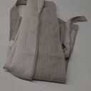 NICETOWN French Door Curtains for Window, Room Darkening Privacy Thermal Insulated Curtains for Kitchen, Farmhouse Linen Door Shade for Office, Tie Up Shades, 26 X 72 Inches, Angora, 1 Panel