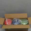 3 Pack Airtight Tea Tin Canister, 38 OZ Tinplate Empty Loose Tea Box, Chinese Style Jar with Double Lids, Matcha Tin Containers, Vintage Square Coffee Canisters for Candy Nut Spice Kitchen