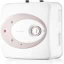 Electric Tank Water Heater-8 Gallon Under Sink Instant Hot Water for RV, Camper, Kitchen, Food Truck, 120V 1500W, Dusty Rose, Wall or Floor Mounted