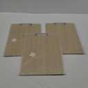 Extra Large Clipboard Pack - 3 Tabloid Clipboards, Extra Large 11.5 x 17.5 in Wooden Ledger - Solid Hardwood & Metal Low-Profile Clip with Hook for Classroom & Office Use
