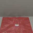 Vinyl Placemats Set of 8, PVC Woven Washable Non-Slip Table Mats, Heat Resistant Wrinkle Free Place Mats for Dining Table, Easy to Clean (8, Red)