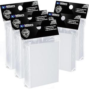 500 Count Card Sleeves, Matte Magic Card Sleeves, Smooth Shuffle & Tear Resistant, Fit for MTG, TCG, CCG (White)