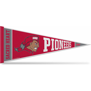 Rico Industries NCAA Sacred Heart Pioneers 12" x 30" Felt Wall Décor Pennant - Great for Home/Bed Room/Man Cave Décor
